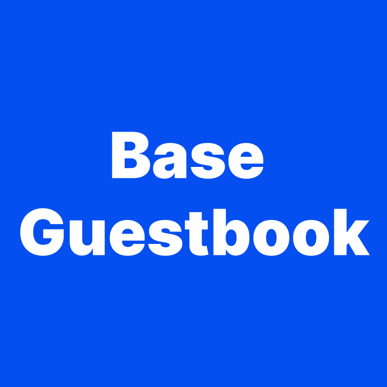 Base Guestbook - Farcaster Mini Apps